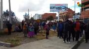 Otra vez bloquearon por algunas horas el aeropuerto de El Alto