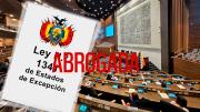 Gobierno abroga la Ley 1341 de Estados de Excepción tras aprobación en el Legislativo