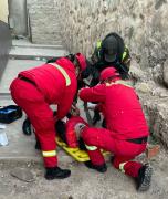 Joven resulta herido tras caer de un puente en Potosí