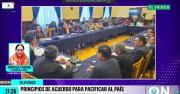 Senadora Yarhui dice que al diálogo del jueves tienen que ir dirigentes con poder de decisión