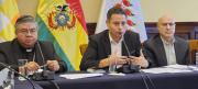 Con la Iglesia católica a su lado, Edmand Lara inició gestiones para pacificar Bolivia