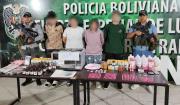 Cuatro personas detenidas con drogas en el barrio Conavi Sur