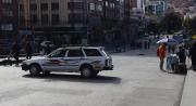 Choferes de La Paz van al segundo día de paro indefinido por la escasez de combustible