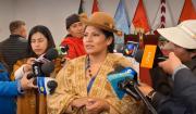 Senadora Crispín inicia huelga de hambre, justifica los bloqueos de las bases campesinas y exige diálogo sin balas