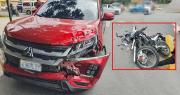 “Está en un estado crítico”, familia denuncia que mujer que chocó a un motociclista no se hace responsable de gastos
