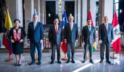 Bolivia y cuatro países suscriben el “Compromiso de Santiago” para combatir el crimen organizado transnacional