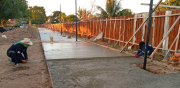 Barrio Pampa de la Madre: Construcción de su plaza tiene un 25% de avance
