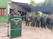 Grover Heredia es el nuevo comandante de Yacuiba