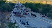 Suman 76 los bloqueos en las carreteras en el comienzo del día 29 del conflicto