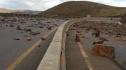 La ABC reporta daños en la carretera Oruro-Cochabamba por fogatas y dinamitazos en los bloqueos
