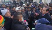 “¡Queremos gasolina!”: Choferes irrumpen en un acto municipal de La Paz