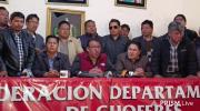 Choferes de La Paz dan 24 horas al Gobierno para solucionar sus demandas; advierten con exigir la renuncia de Paz
