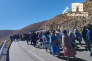 Marcha de ayllus de Tolapampa llegó a Uyuni para exigir atención a sus demandas