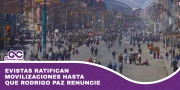 Evistas ratifican movilizaciones hasta que Rodrigo Paz renuncie