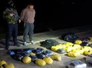 Incautan más de 142 kilos de marihuana en operativo antidroga en Oruro