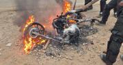 San Julián: Queman motos y hay gasificación para liberar la ruta Santa Cruz