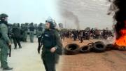 Policía desbloquea San Julián; manifestantes responden con piedras y petardos