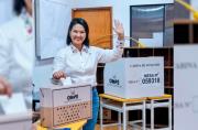 Keiko Fujimori con ligera ventaja en el balotaje del Perú, según pie de urna