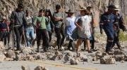 Bloqueo de Poroma asfixia a Sucre, decenas de camiones con alimentos permanecen en la carretera