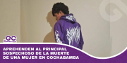 Aprehenden al principal sospechoso de la muerte de una mujer en Cochabamba