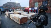 Chile incauta más de 100 toneladas de droga impregnada en cargamento de madera proveniente de Bolivia