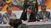 Paz promulga ley que reglamenta estados de excepción y enfatiza que el narcoterrorismo impulsa los conflictos