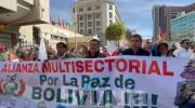 Un grupo de comerciantes marcha y exige: “soluciones para La Paz”