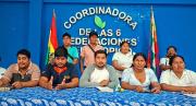 Federaciones del Trópico se declaran “escudo humano” para defender a Evo
