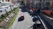 Bloqueos: Se reduce al mínimo el transporte en La Paz debido a la falta de combustible