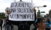Mundial: Movilizaciones en México bloquean los ingresos al estadio Azteca