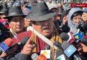 Detienen al dirigente de los Túpac Katari, Vicente Salazar