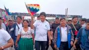 Evo encabeza marcha de las Seis Federaciones del Trópico