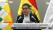 Vocero pide a dirigentes y población alteña “alejarse de los violentos”, ve infiltración del narcotráfico en bloqueos