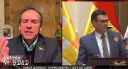 Jorge Quiroga se declara decepcionado de Paz y denuncia temor del Gobierno a Evo Morales