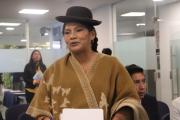Ahora Ana Crispín elogia diálogo del presidente Paz con sectores movilizados, antes pidió su renuncia