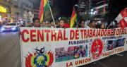 “Lara visita a los detenidos por bloqueos pero no a los choferes bloqueados”: Marcha de protesta llega a la Vicepresidencia