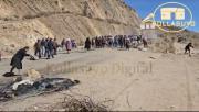 Comunarios de los 10 Ayllus de Chaquí despejan bloqueo en el cruce y piden presencia policial