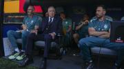 Ancelotti vive su estreno mundialista en calma y mascando chicle