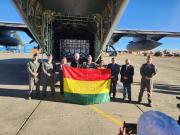 Avión Hércules de Chile trae ayuda humanitaria a Bolivia y apoyará con puentes aéreos