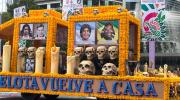 Con un desfile mundialista, México adelanta el Día de Muertos