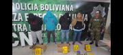 Envían a Palmasola a cinco paraguayos hallados con droga en La Guardia
