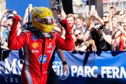 Lewis Hamilton hace historia con Ferrari y conquista Barcelona