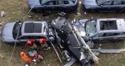 Video: así cayó uno de los helicópteros que chocaron en el trágico accidente en el que murieron Oliver Tree y Gaspi