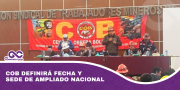 COB definirá fecha y sede de ampliado nacional