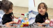 Video: Le piden a una niña compartir su dinero con su hermano y ella parte el billete a la mitad