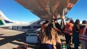 Vuelo humanitario: niño es trasladado de Uyuni a La Paz por atención médica