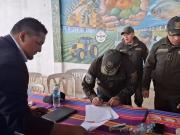 Autoridades se comprometen a designar más policías, vehículos y cámaras de seguridad para Yapacaní