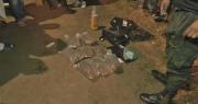 Hallan paquetes de marihuana que estaban dentro de una mochila que unos ladrones hicieron caer luego de un atraco