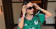 ¿Belinda impone moda?, la cantante lució un diseño exclusivo de la camiseta de la selección mexicana