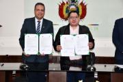 Fiscal General del Estado y Gobernador de La Paz firman convenio para agilizar la atención a víctimas y fortalecer el acceso a la justicia